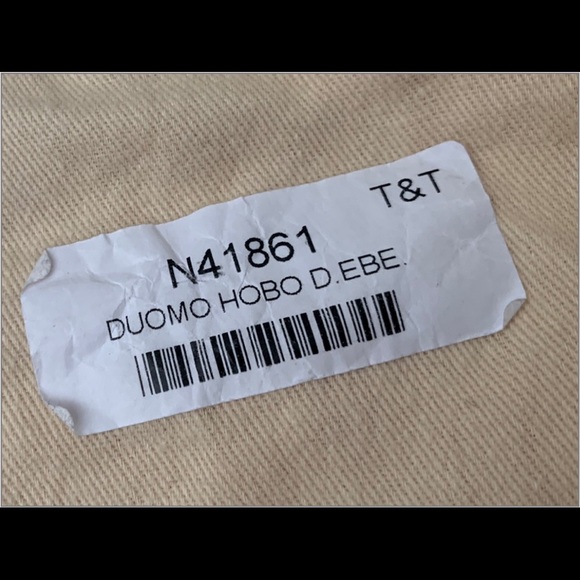 LOUIS VUITTON DAMIER EBENE DUOMO HOBO BAG - Picture 7 of 9